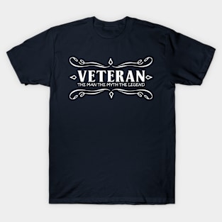 veteran the man the myth the legend T-Shirt